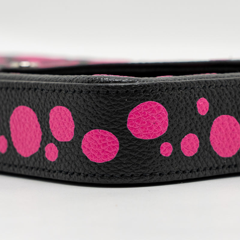 Louis Vuitton Yayoi Kusama Felicie Pochette Monogram Empreinte Leather Black/Pink SHW