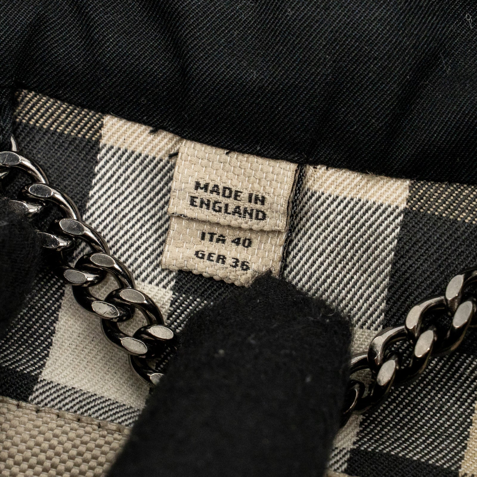 Burberry size UK8 Kensington trench coat black