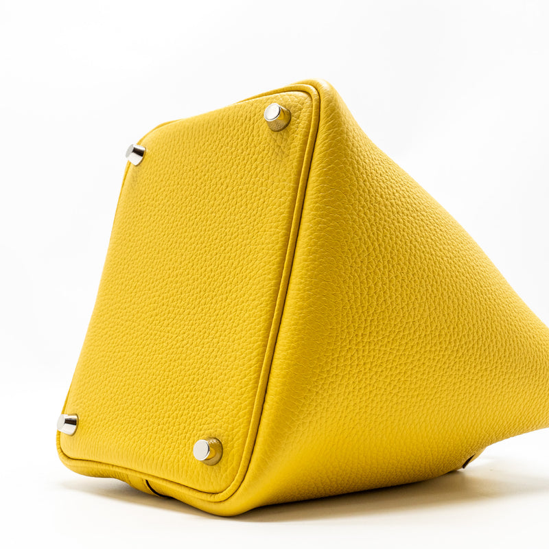 Hermes Picotin 18 Lock Bag Clemence Sun SHW Stamp W