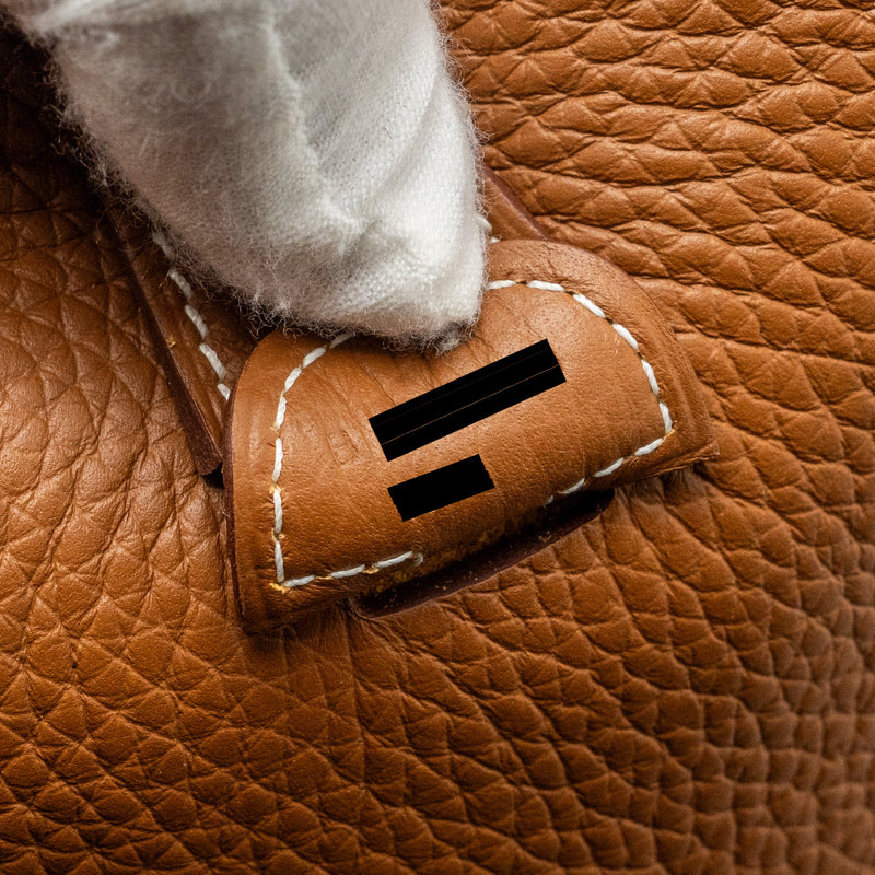 Hermes Evelyn 29 Clemence Gold SHW stamp B