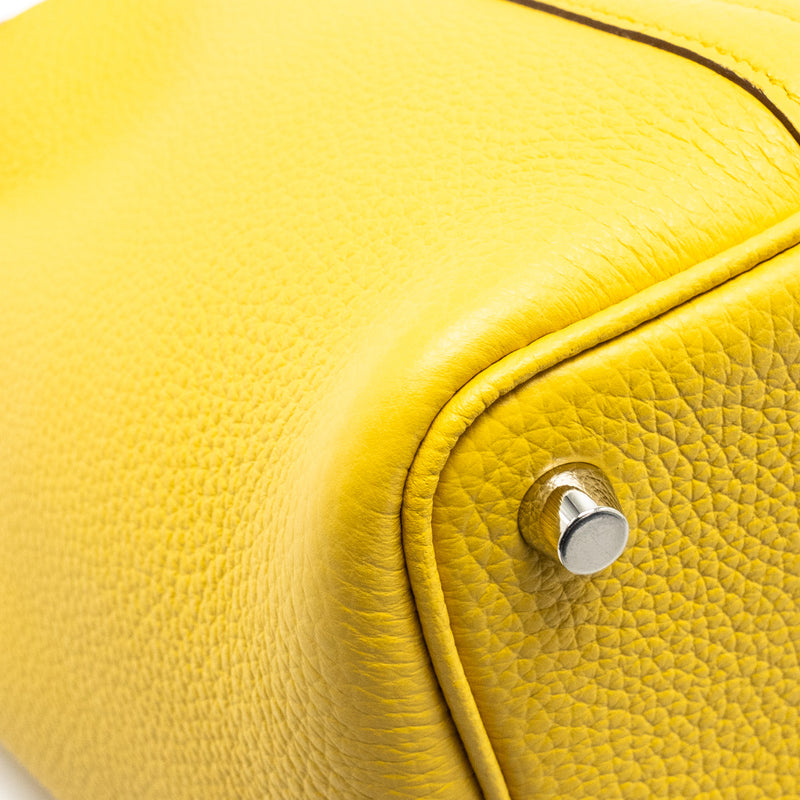 Hermes Picotin 18 Lock Bag Clemence Sun SHW Stamp W