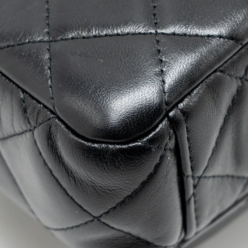 Chanel 25c Camera Bag Lambskin Black LGHW (microchip)
