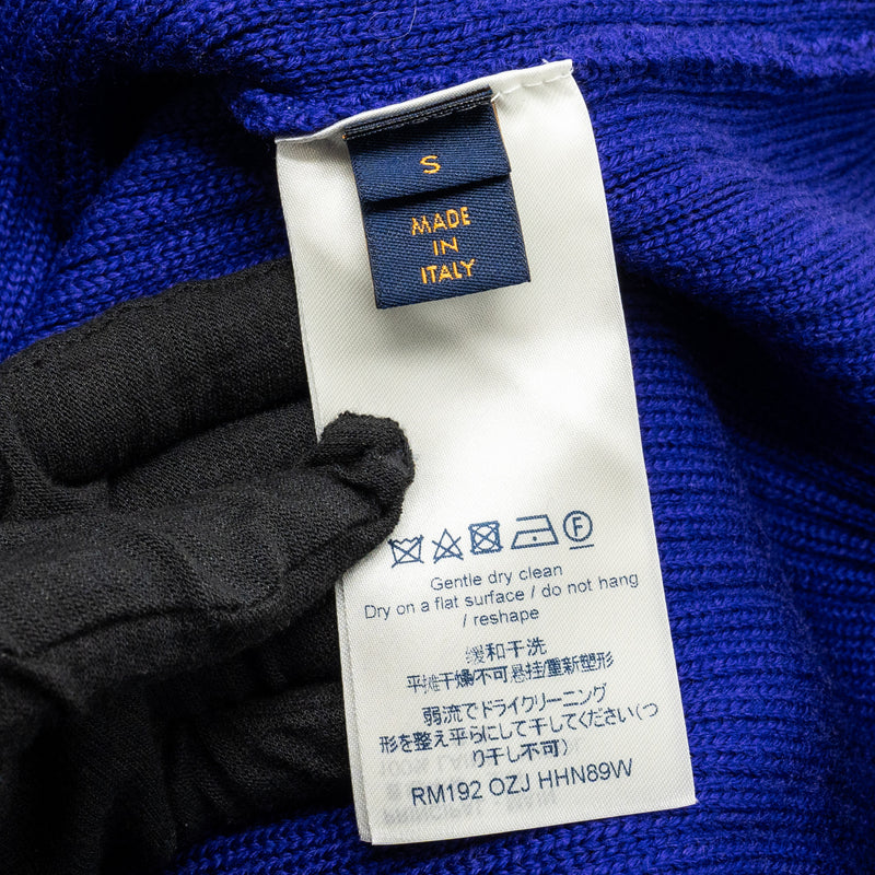 Louis Vuitton Size S Asia Limited World Sweater Wool Purple/Grey