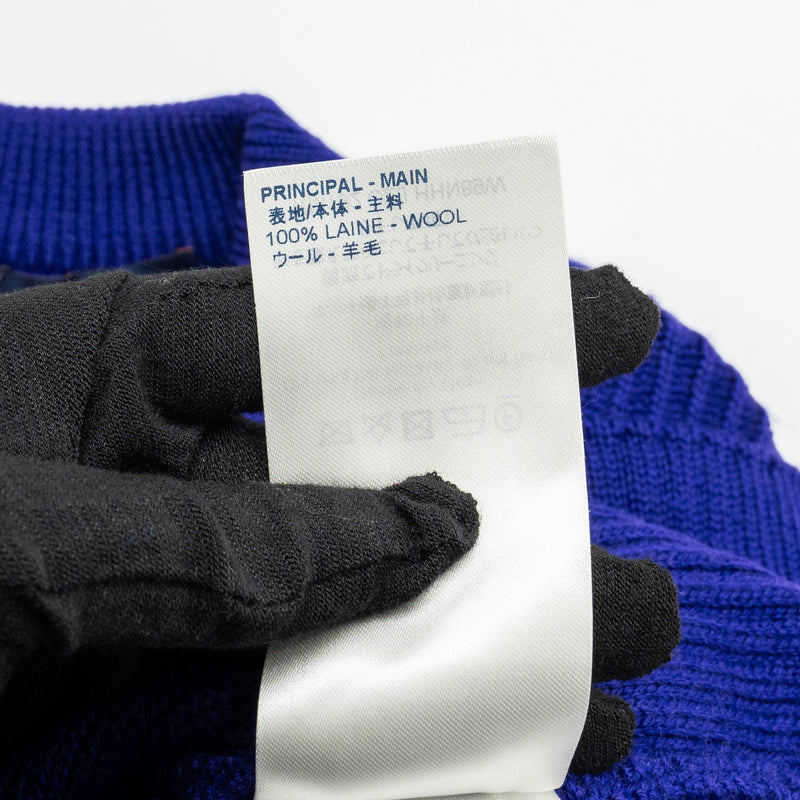 Louis Vuitton Size S Asia Limited World Sweater Wool Purple/Grey