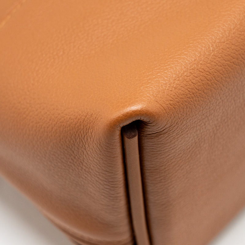 Hermes Mini 24/24 2424-21 Bag Evercolor/ Swift Gold GHW Stamp B