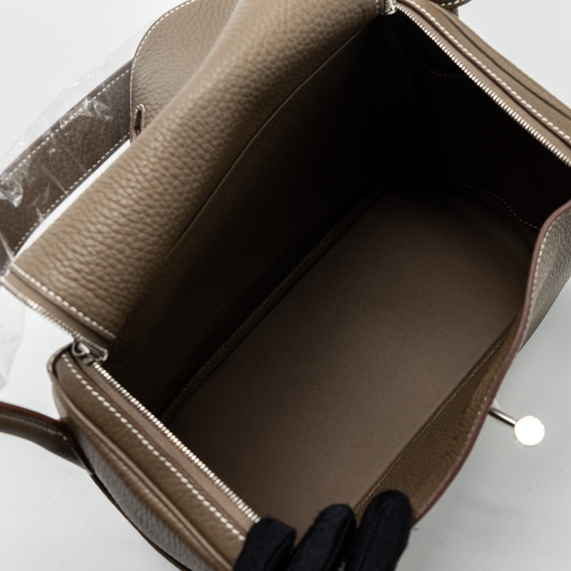 Hermes Lindy 26 Clemence Etoupe SHW Stamp U