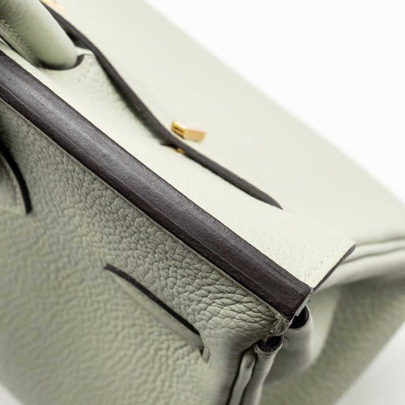 Hermes Birkin 25 togo Gris Neve GHW stamp B
