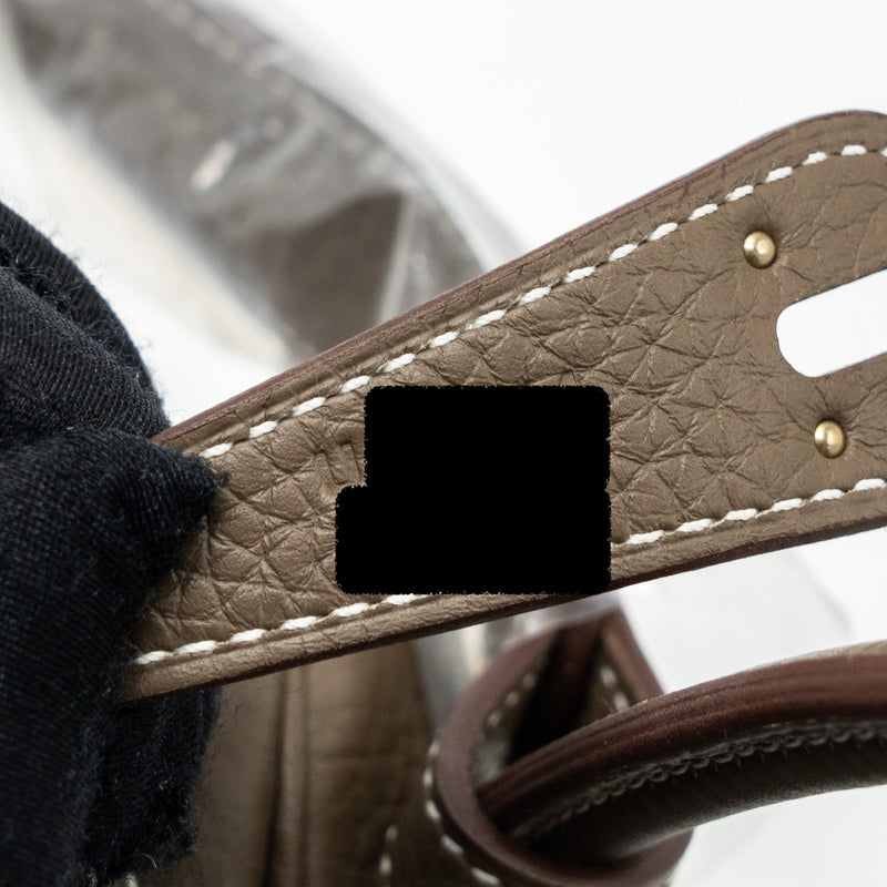 Hermes Lindy 26 Clemence Etoupe SHW Stamp U