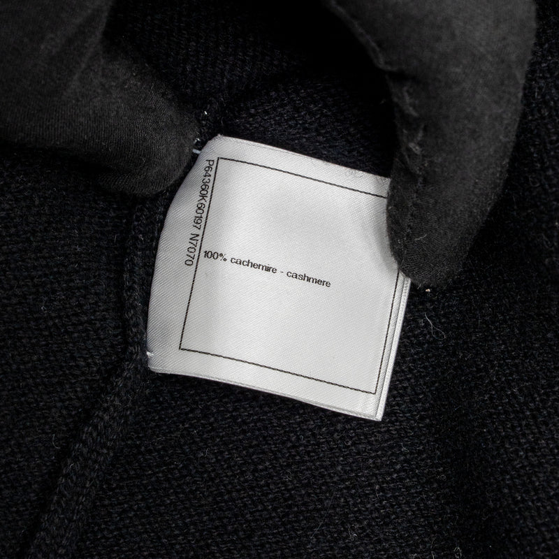 Chanel size 34 20S cardigan cashmere black / pink
