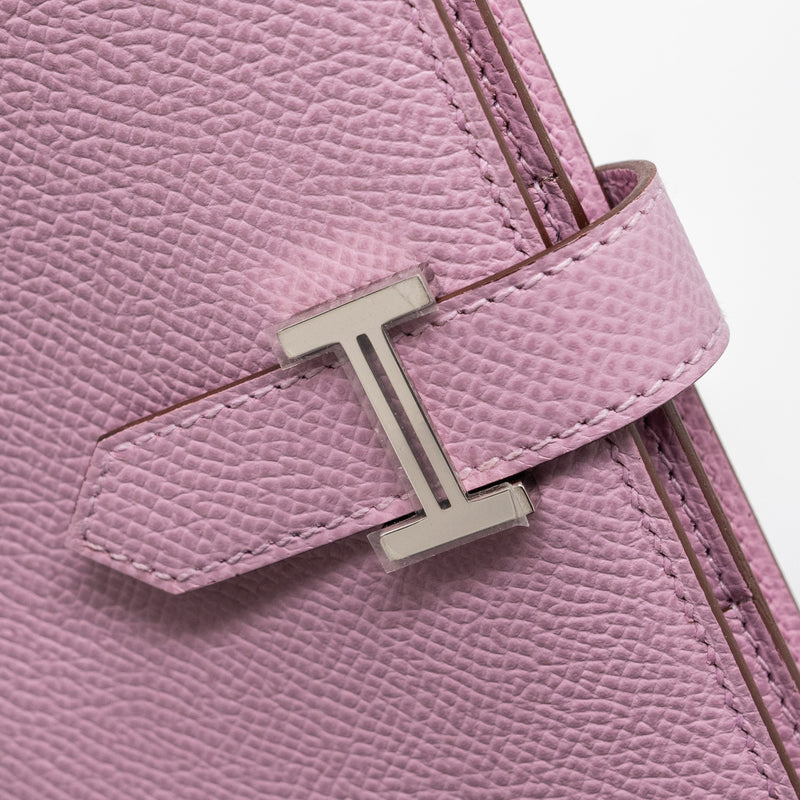 Hermes bearn wallet epsom mauve sylvestre SHW stamp U