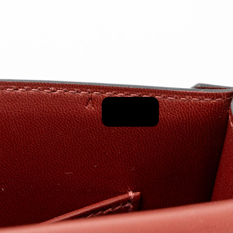 Hermes Mini Verrou Bag Tadelakt Rouge H SHW Stamp A