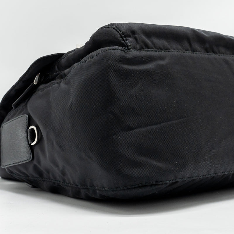 Prada Messenger Bag Re-Nylon Black SHW