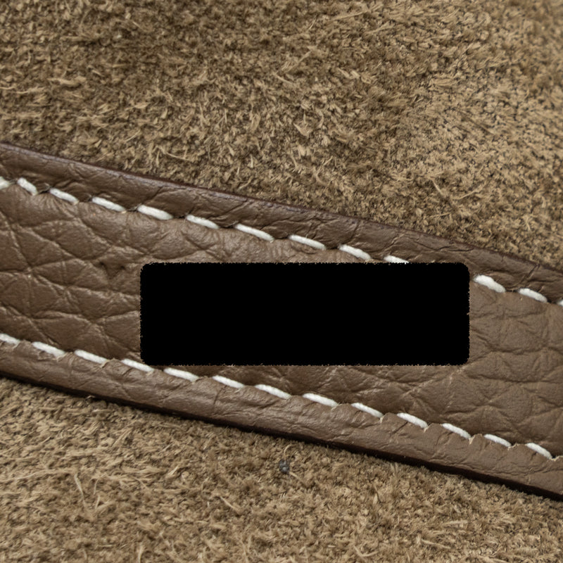 Hermes Picotin 22 Clemence Etoupe GHW Stamp Y