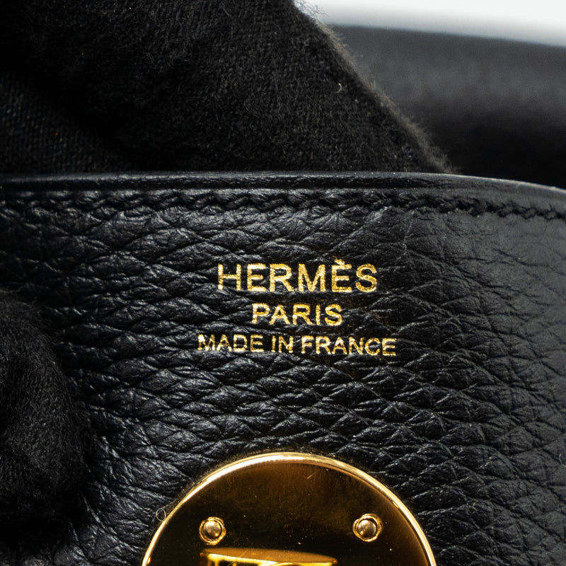 Hermes lindy 26 clemence black GHW stamp U