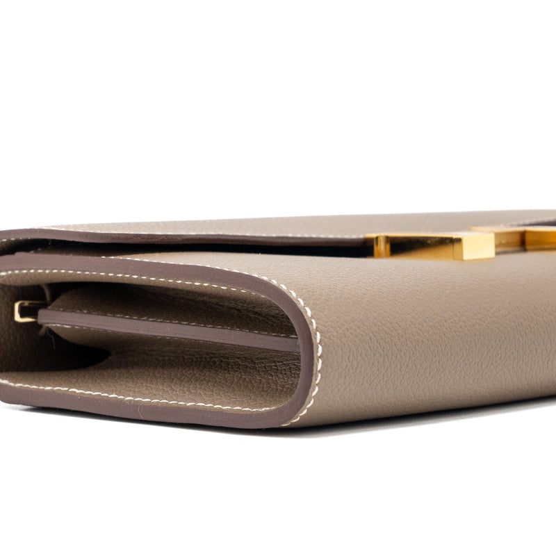 Hermes Constance To Go Evercolor Etoupe GHW Stamp B