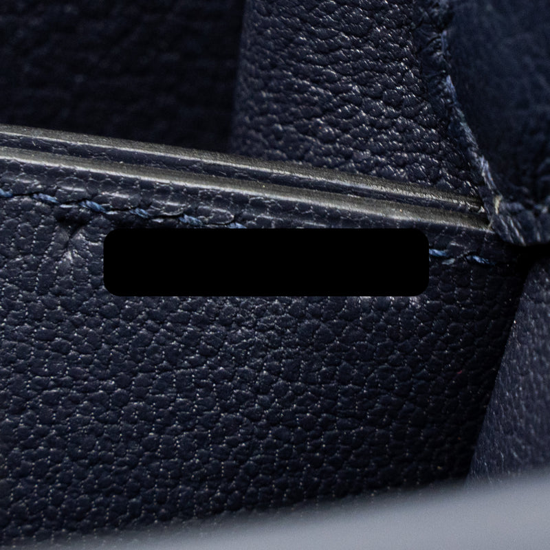 Hermes Mini Roulis Evercolour Blue Nuit GHW Stamp Y