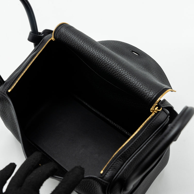 Hermes lindy 26 clemence black GHW stamp U