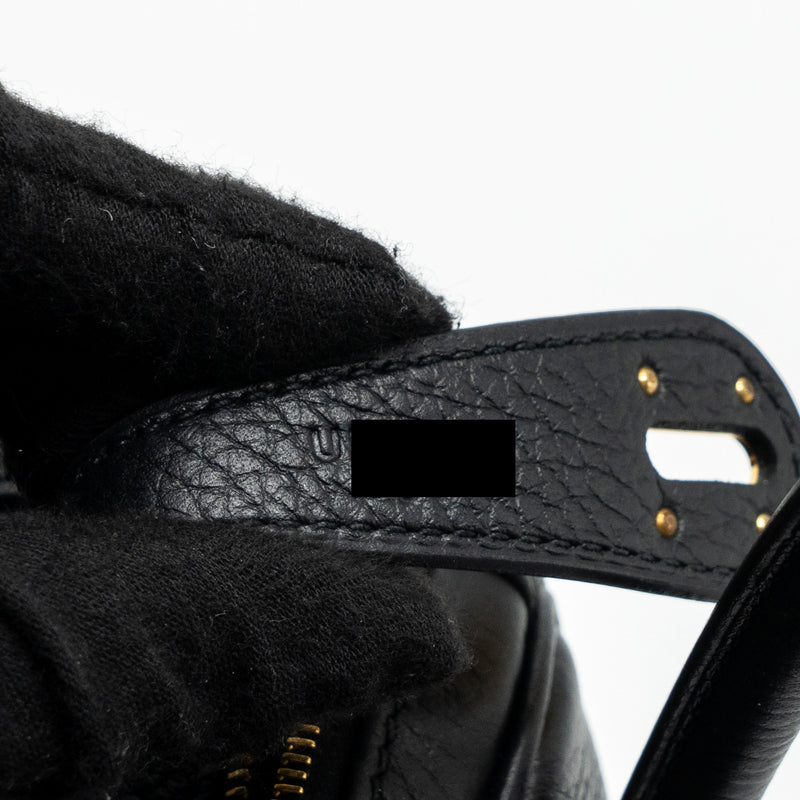 Hermes lindy 26 clemence black GHW stamp U