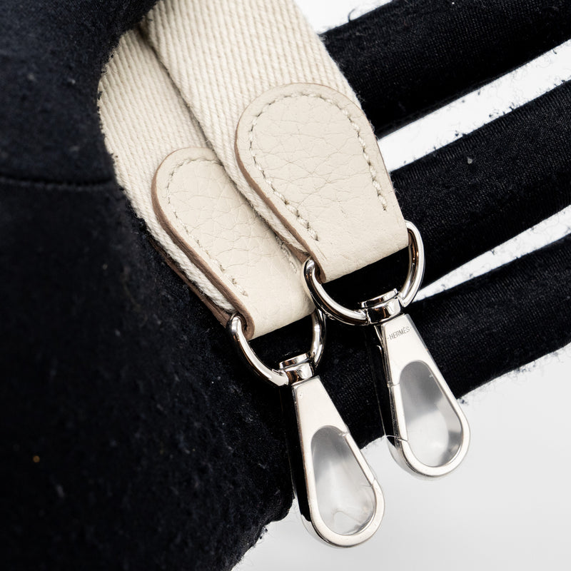 Hermes Mini Evelyn Clemence Beton SHW Stamp B