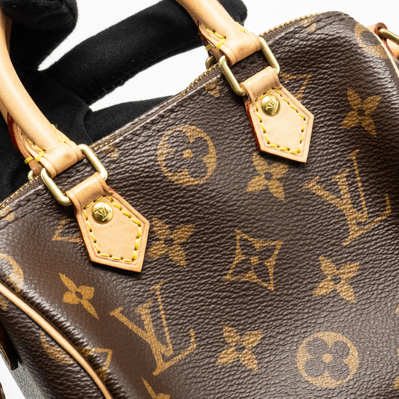 Louis Vuitton Nano Speedy Monogram Canvas GHW (Old Version)