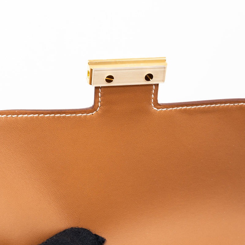 Hermes Mini Constance Epsom Gold GHW Stamp U