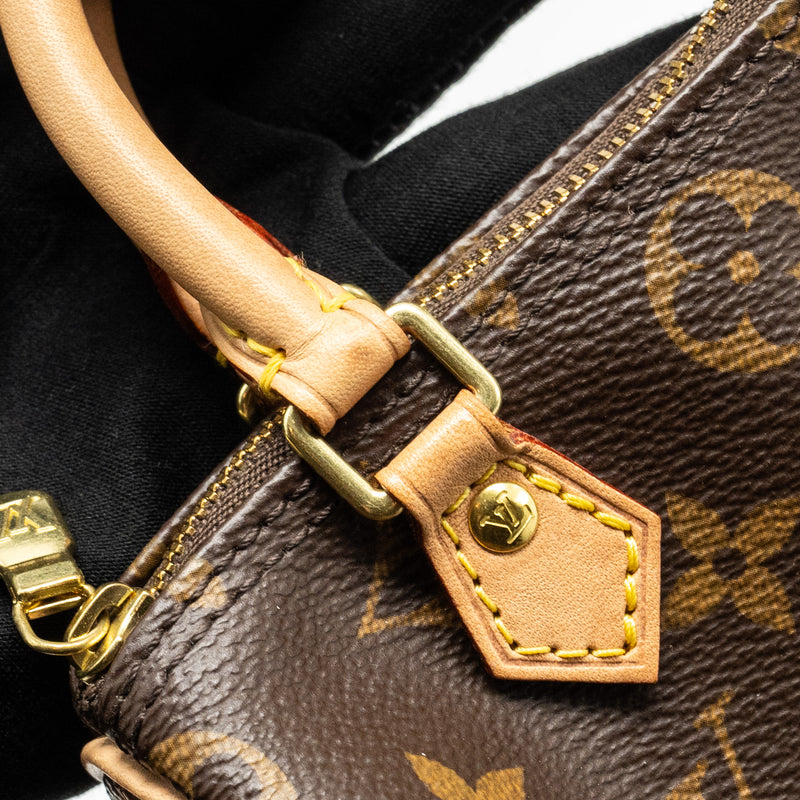 Louis Vuitton Nano Speedy Monogram Canvas GHW (Old Version)