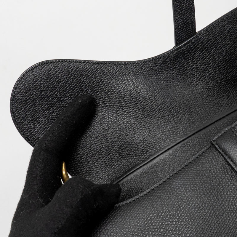 Dior Medium Saddle Bag Calfskin Black GHW