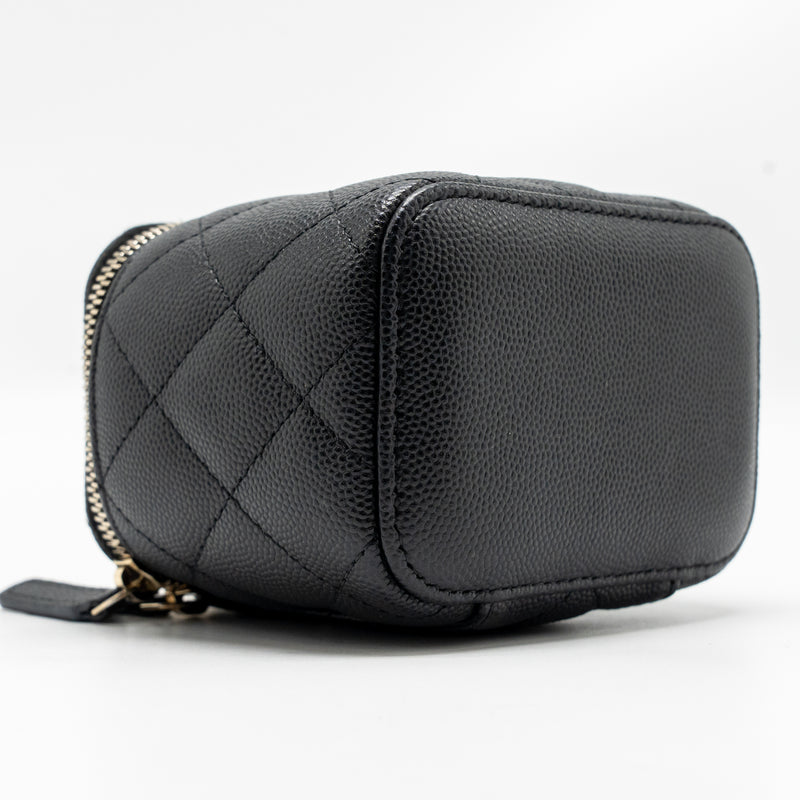 Chanel Classic Small Vanity with Chain Caviar Black LGHW