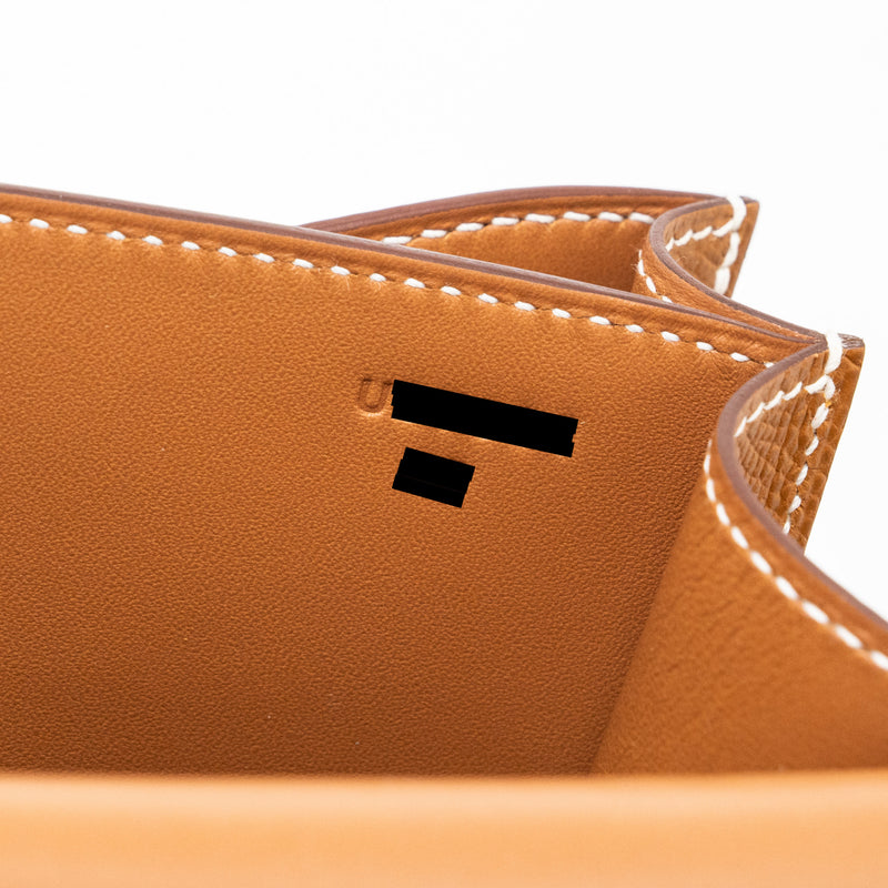Hermes Mini Constance Epsom Gold GHW Stamp U