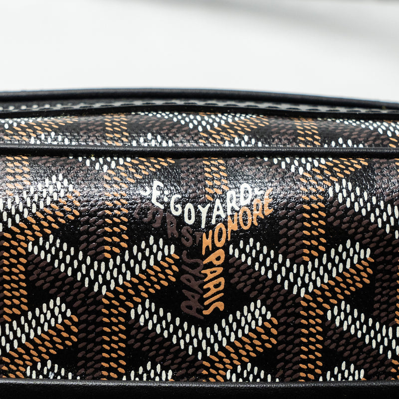 Goyard Cap-Vert PM Canvas/ Leather Black SHW
