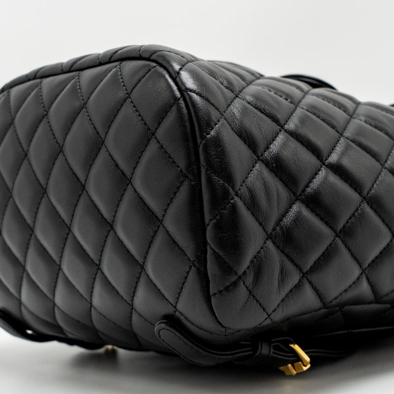 Chanel Urban Spirit Flap Backpack Lambskin Black GHW