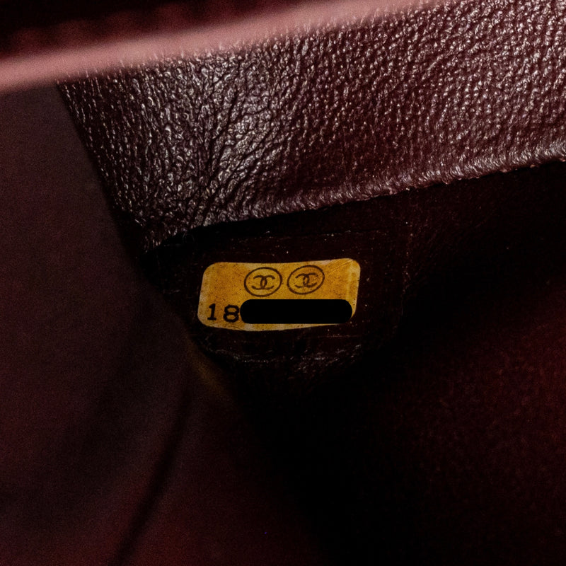 Chanel medium classic double flap bag caviar black GHW