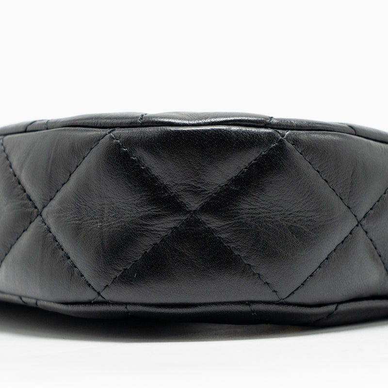 Chanel 23K small 19 hobo shoulder bag calfskin black GHW (Microchip)