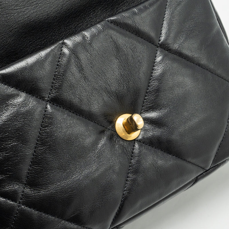 Chanel Small 19 bag goatskin black Multicolour Hardware