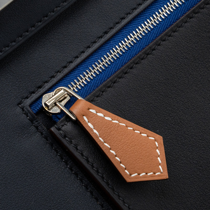 Hermes kelly colormatic SWIFT BLUE NUIT/CHAI/ETOUPE/GOLD/BLACK SHW STAMP U