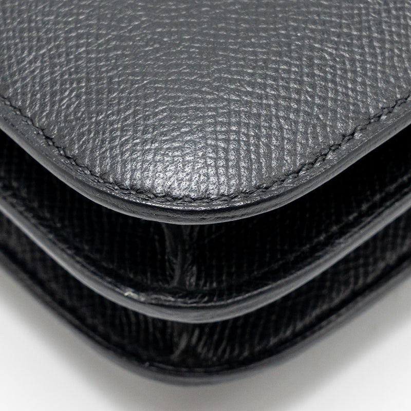 Hermes Mini Constance Epsom Black GHW Stamp B