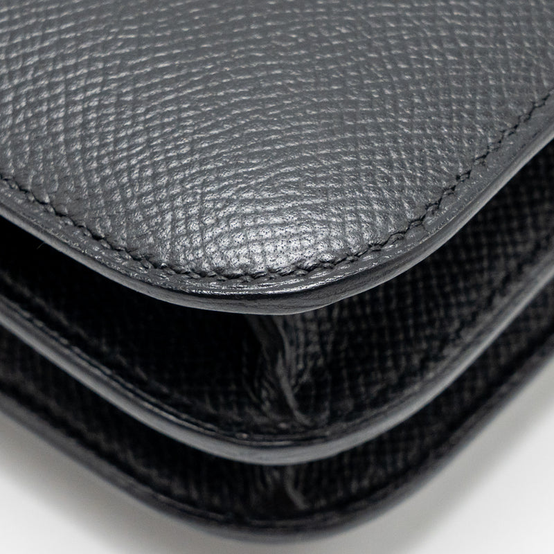 Hermes Mini Constance Epsom Black GHW Stamp B