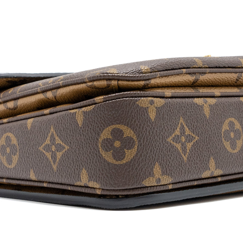 Louis Vuitton Pochette Métis Monogram Reverse Canvas GHW