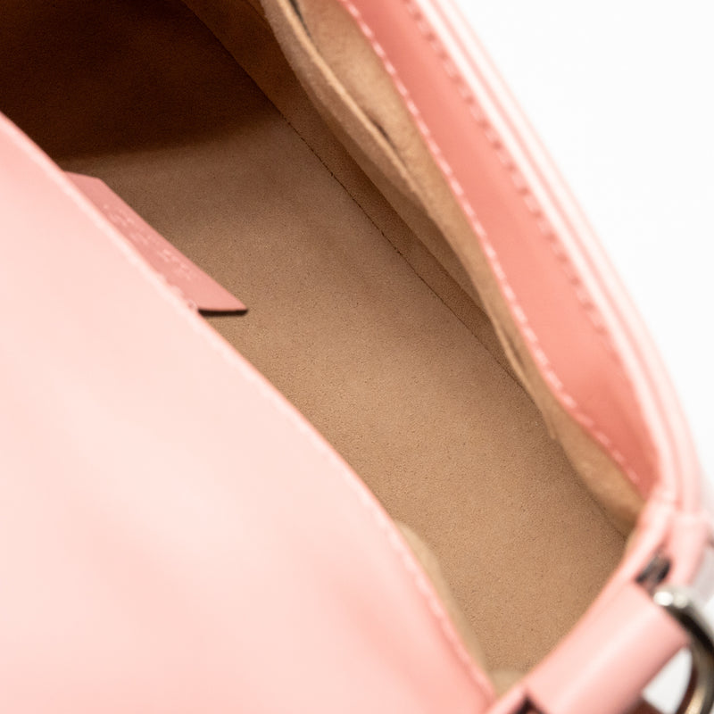 Gucci GG Marmont Mini Top Handle Bag Calfskin Pink SHW