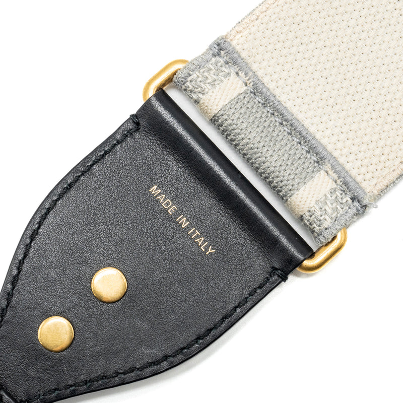 Dior Shoulder Strap Oblique Canvas grey GHW