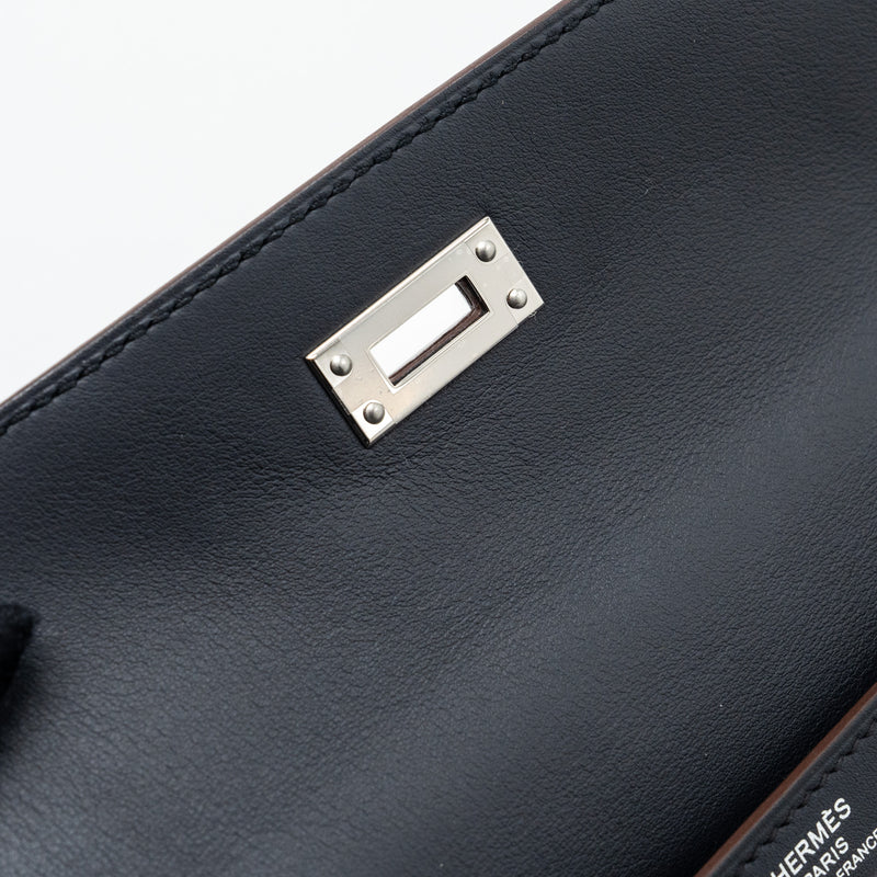 Hermes kelly colormatic SWIFT BLUE NUIT/CHAI/ETOUPE/GOLD/BLACK SHW STAMP U