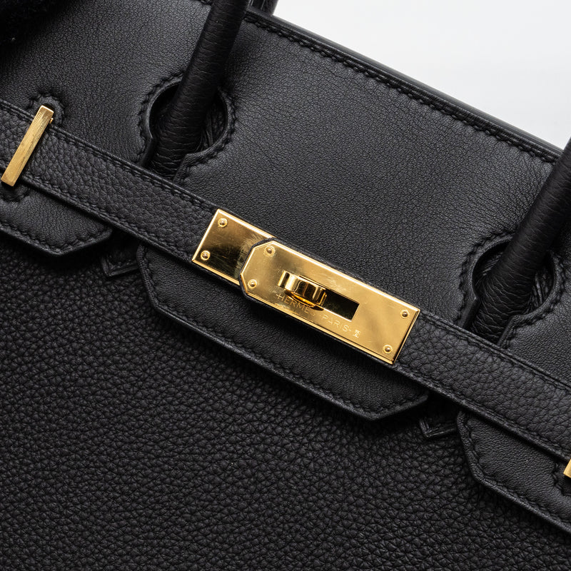 Hermes Birkin 30 3 in 1/ 3 en 1 Togo/ Swift/ Canvas Black GHW Stamp U