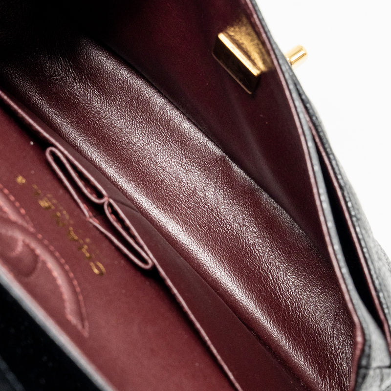 Chanel Small Classic Double Flap Bag Caviar Black GHW (Microchip)