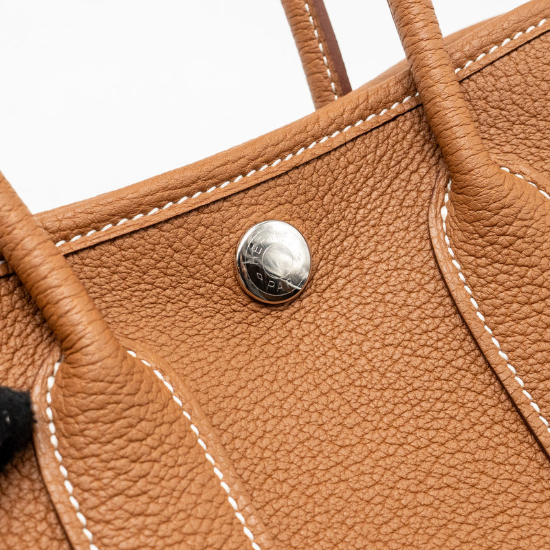 Hermes Garden Party 23 Negonda Gold SHW Stamp K
