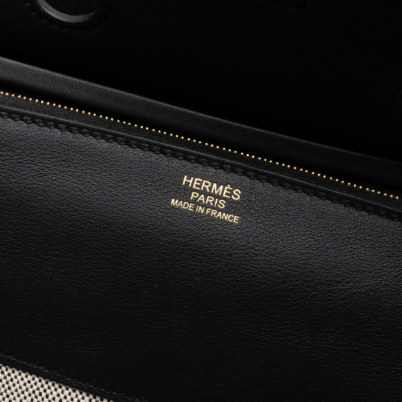 Hermes Birkin 30 3 in 1/ 3 en 1 Togo/ Swift/ Canvas Black GHW Stamp U