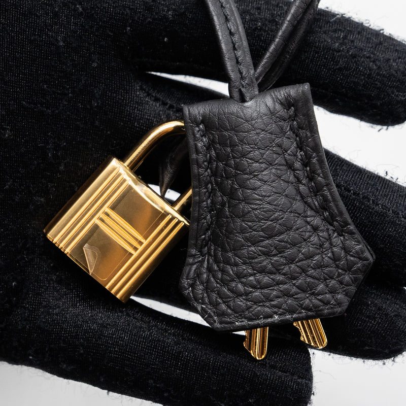 Hermes Birkin 30 3 in 1/ 3 en 1 Togo/ Swift/ Canvas Black GHW Stamp U