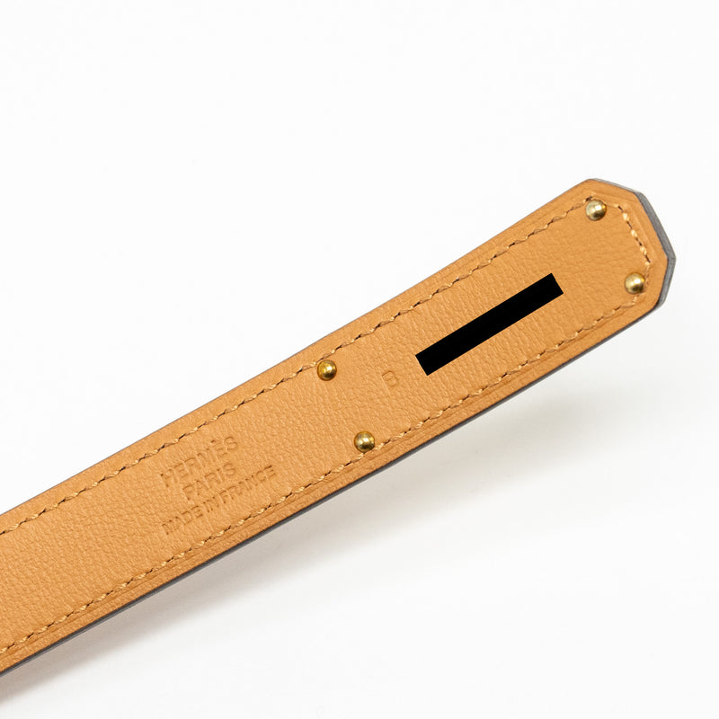 Hermes Kelly 18 Belt Epsom Gold GHW Stamp B