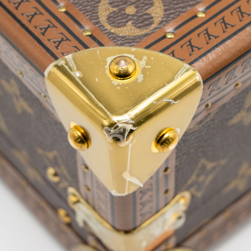 Louis Vuitton Coffret Joaillerie monogram canvas rouge fusion