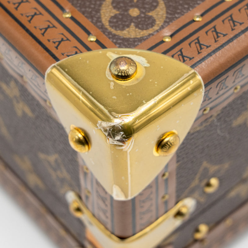 Louis Vuitton Coffret Joaillerie monogram canvas rouge fusion