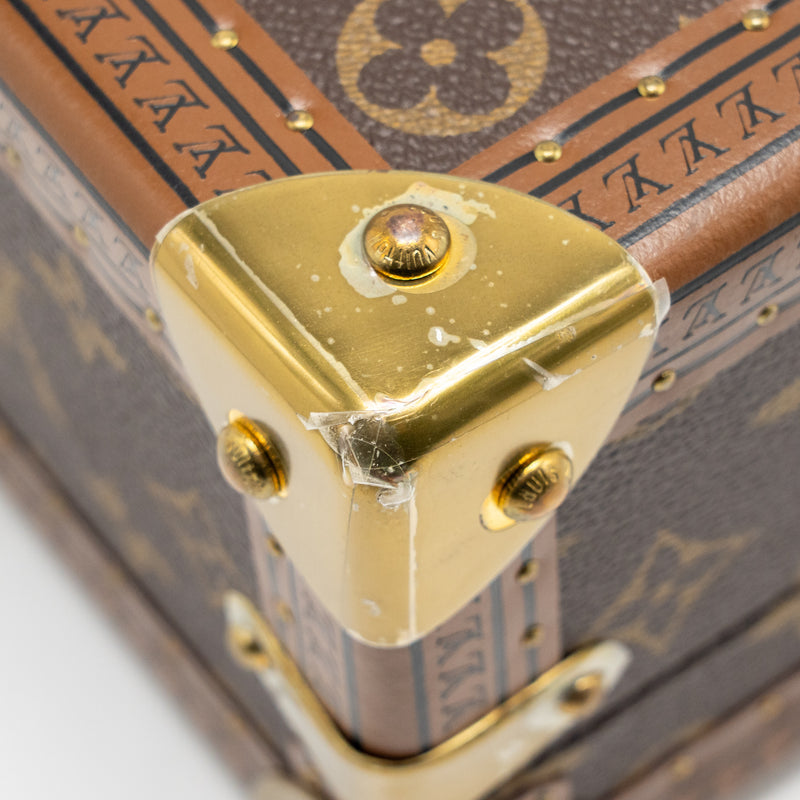 Louis Vuitton Coffret Joaillerie monogram canvas rouge fusion